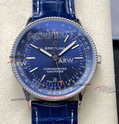 BLS Factory Super Clone Breitling Navitimer Automatic 41 Blue Face 2824 Watch
